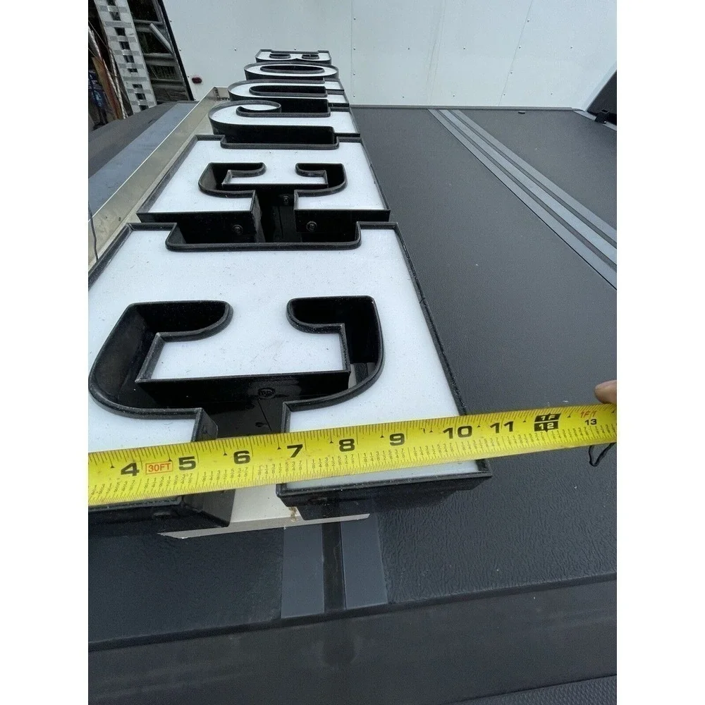BOUJEE Channel Box LED LIGHTED SIGN Commercial 5' Length  X 10